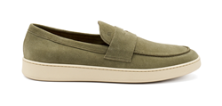 SLIP-ON IN SUEDE 24D4 PRATO PANNA